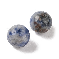 Perles de sphère sans trou en jaspe bleu naturel&nbsp;G-K353-04B-14