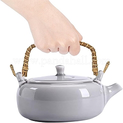 4 шт. 2-х цветная ротанговая металлическая ручка для чайника FIND-PH0001-06