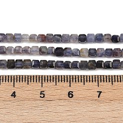 Природные иолит нитей бисера G-RM2025-C33-B