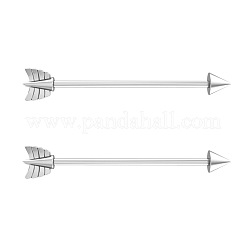 Серьги-стрелы из хирургической нержавеющей стали 316l FS-WG6688D-07