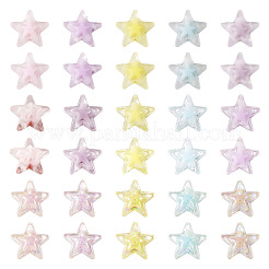 120шт 15 стиля прозрачные акриловые бусины TACR-TA0006-04