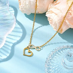 Ожерелья с подвесками из железа и сплавов NJEW-JN04880