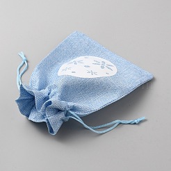 Pochettes de rangement en tissu de Pâques&nbsp;ABAG-WH0048-03B-02