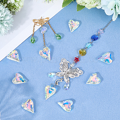 12шт стеклянные подвески&nbsp;GLAA-SP0001-44