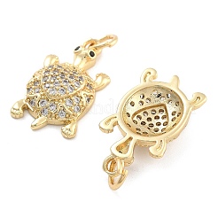 Подвески из латуни с прозрачным фианитом KK-U009-12F-G