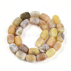 Естественные выветрившиеся агатовые бусины&nbsp;G-N344-42A