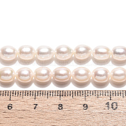 Нити из натурального культивированного пресноводного жемчуга PEAR-N024-07-4AB