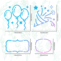 Трафареты для штампов из нержавеющей стали DIY-WH0238-113