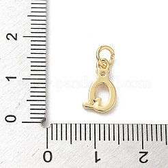 Ciondoli in ottone con pavé di zirconi chiari&nbsp;KK-A273-01G-Q