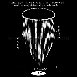 Маскарадные маски из сплава AJEW-WH0258-540S