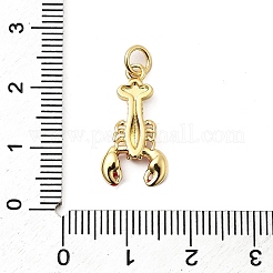 Латунь эмаль подвески&nbsp;KK-A268-28G