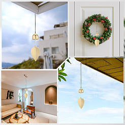 Латунные подвески-колокольчики&nbsp;HJEW-WH20816-010G-C