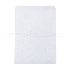 プラスチックビーズカウンタボード  ホワイト  6mm玉100個の計数用  8x10x0.7cm&nbsp;TOOL-G002