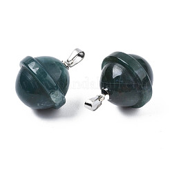 Природного индийского агата подвески&nbsp;PORC-T132-053B