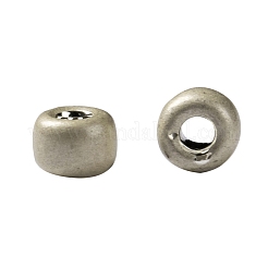 トーホー 11/0ラウンドビーズ  日本製シードビーズ  艶消し  （558f）マットな亜鉛メッキカーキ  11/0  2.2mm  穴：0.8mm  約1110個/10g&nbsp;X-SEED-TR11-0558F