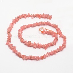 Чипсы натуральный Родохрозит бисер пряди G-N0164-22