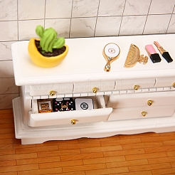 Тумбочка из мдф с ящиком миниатюрные украшения PW-WG05A12-01