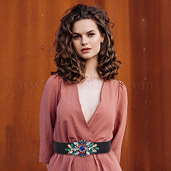 Ремень из полиэстера с эластичной цепочкой&nbsp;AJEW-WH0314-138