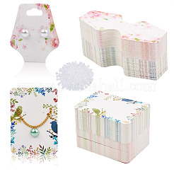 500 шт. 5 бумажные карточки для демонстрации ожерелий DIY-YS0001-27