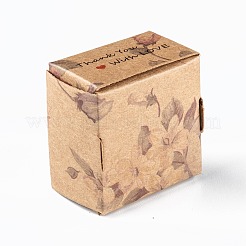 Confezione regalo di carta kraft creativa pieghevole rettangolare&nbsp;CON-B002-04A-02