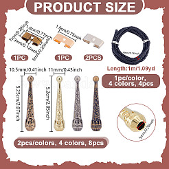 Kits de accesorios para corbatas Poirot (DIY)&nbsp;DIY-NB0013-38