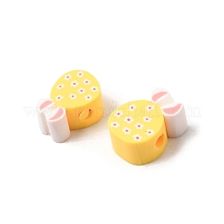 Perles de Pâques faites à la main en pâte polymère&nbsp;CLAY-A006-01G
