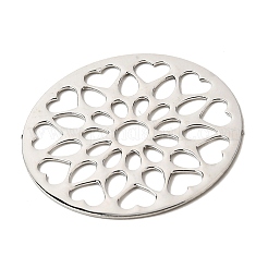 Латунные филигранные подвески&nbsp;KK-C167-01P