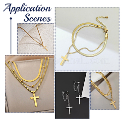 50 шт. подвески из нержавеющей стали 304&nbsp;STAS-UN0063-62