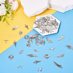 100шт 10 стиля подвески из сплава в тибетском стиле TIBEP-TA0001-43