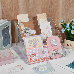 2 шт. 7-х уровневые акриловые подставки для ювелирных изделий&nbsp;ODIS-UN0001-24B