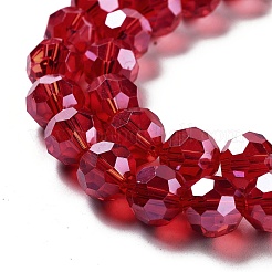 Гальванизируйте прозрачное стекло бисер нитей&nbsp;X-EGLA-A035-T10mm-A01