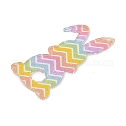 Подвески из прозрачного акрила с принтом FIND-K017-14B