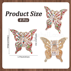 Зажим для книги из сплава AJEW-WH20072-52C