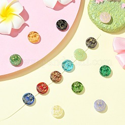 14шт 14 цвета бусины лэмпворк ручной работы&nbsp;LAMP-CJ0002-86