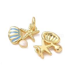 Латунь эмаль подвески&nbsp;KK-P334-32G