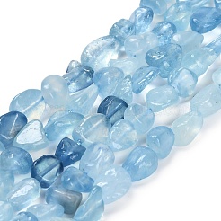 Natürliche Aquamarin Perlen Stränge&nbsp;X-G-P568-C13-01