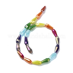 Стеклянные бусины с гальваническим покрытием &nbsp;EGLA-C004-01