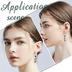 200 шт. фурнитура для сережек из нержавеющей стали 304&nbsp;STAS-BBC0004-15