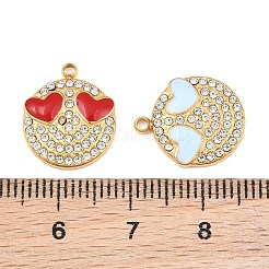 Pendentifs en strass en acier inoxydable 304&nbsp;RB-CBA4809-22G
