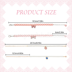 4 стиль ошейник для домашних животных из сплава AJEW-DR0001-73