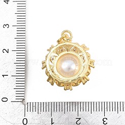 Pendentifs en laiton zircon cubique transparent&nbsp;KK-H268-09G