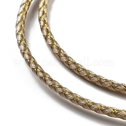 Изготовление плетеных ожерелий из полиэфирного шнура MAK-L043-03G-33