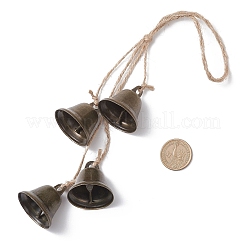 Железо колокол подвесные украшения&nbsp;HJEW-JM04521