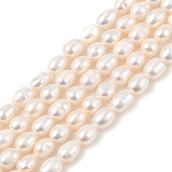 Нити из натурального культивированного пресноводного жемчуга PEAR-I007-01B-05B