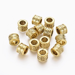 Tibetischer Stil Metall europäischen Großlochperlen&nbsp;GLF11489Y
