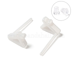 Гипоаллергенные серьги-гвоздики из биокерамики с цирконием и керамикой EJEW-C065-03E