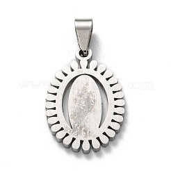 Подвески из не тускнеющей нержавеющей стали 304 «Леди Гваделупская»&nbsp;STAS-F223-21P-C