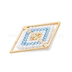 Подвески-коннекторы из стеклянных бусин&nbsp;PALLOY-MZ01110-02