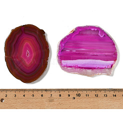 Fette di agata drusa naturale cabochon&nbsp;G-F826-E06