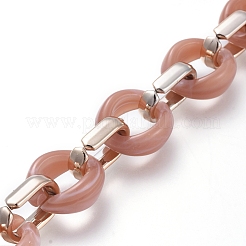 Прозрачная акриловая цепочка ручной работы AJEW-JB00547-02